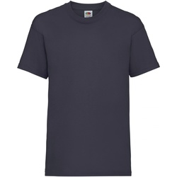 textil Børn T-shirts m. korte ærmer Fruit Of The Loom 61033 Deep Navy