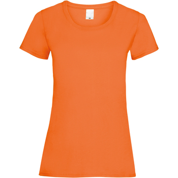textil Dame T-shirts m. korte ærmer Universal Textiles 61372 Orange