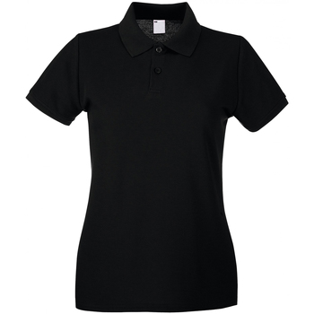 textil Dame Polo-t-shirts m. korte ærmer Universal Textiles 63030 Sort