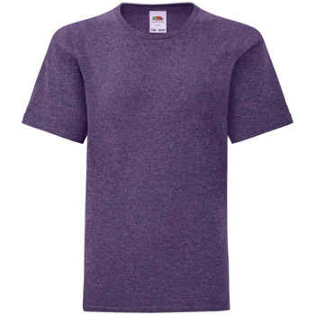 textil Børn T-shirts m. korte ærmer Fruit Of The Loom 61023 Violet