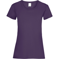 textil Dame T-shirts m. korte ærmer Universal Textiles 61372 Grape