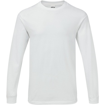 textil Herre Langærmede T-shirts Gildan H400 Hvid