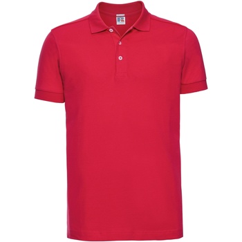 textil Herre Polo-t-shirts m. korte ærmer Russell 566M Rød
