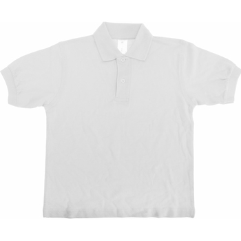textil Børn T-shirts & poloer B And C PK486 Hvid