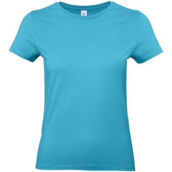 textil Dame T-shirts m. korte ærmer B And C E190 Blå