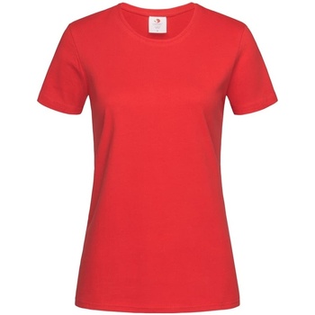 textil Dame T-shirts m. korte ærmer Stedman Comfort Rød