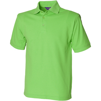 textil Herre Polo-t-shirts m. korte ærmer Henbury HB400 Grøn