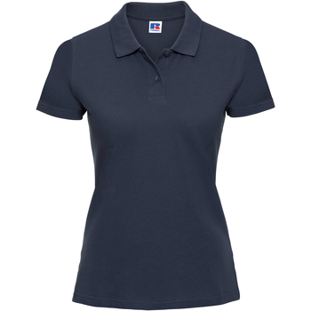 textil Dame Polo-t-shirts m. korte ærmer Russell 569F Blå