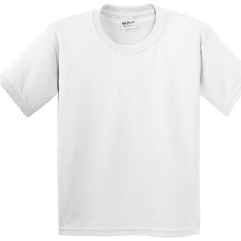 textil Børn T-shirts m. korte ærmer Gildan 5000B Hvid