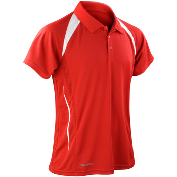 textil Herre Polo-t-shirts m. korte ærmer Spiro S177M Red/White