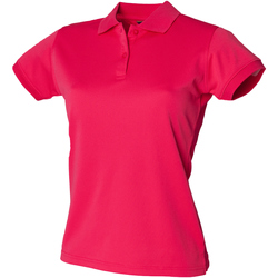 textil Dame Polo-t-shirts m. korte ærmer Henbury Coolplus Bright Pink