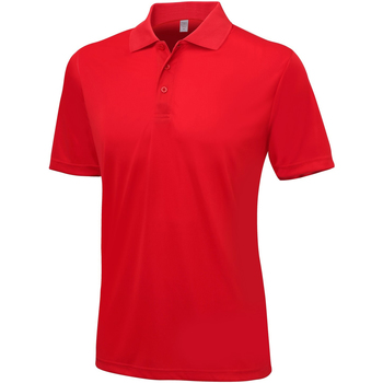 textil Herre Polo-t-shirts m. korte ærmer Awdis Smooth Rød
