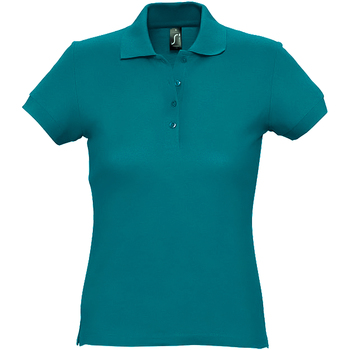 textil Dame Polo-t-shirts m. korte ærmer Sols 11338 Blå