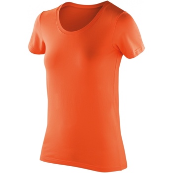 textil Dame Langærmede T-shirts Spiro S280F Orange