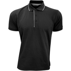 textil Herre Polo-t-shirts m. korte ærmer Kustom Kit Essential Black/White