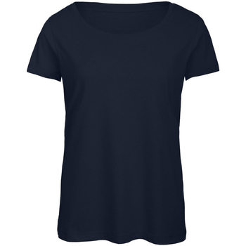 textil Dame T-shirts m. korte ærmer B And C TW056 Blå