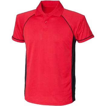 textil Herre Polo-t-shirts m. korte ærmer Finden & Hales LV310 Red/Black