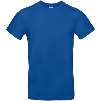 textil Herre T-shirts m. korte ærmer B And C TU03T Blå