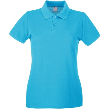 textil Dame Polo-t-shirts m. korte ærmer Universal Textiles 63030 Cyan