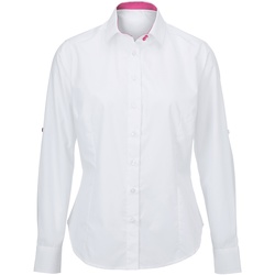 textil Dame Skjorter / Skjortebluser Alexandra AX060 White/ Pink