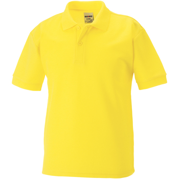 textil Dreng Polo-t-shirts m. korte ærmer Jerzees Schoolgear 539B Flerfarvet