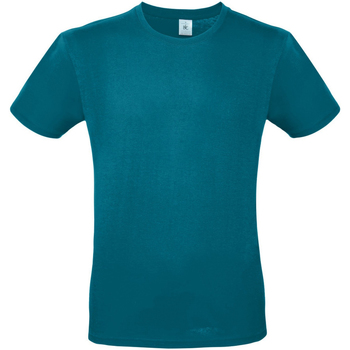 textil Herre T-shirts m. korte ærmer B And C TU01T Blå