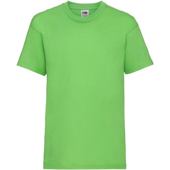 textil Børn T-shirts m. korte ærmer Fruit Of The Loom 61033 Grøn