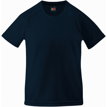 textil Børn Langærmede T-shirts Fruit Of The Loom 61013 Blå