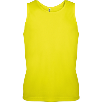 textil Herre Toppe / T-shirts uden ærmer Kariban Proact PA441 Fluorescent Yellow