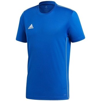 textil Dreng T-shirts m. korte ærmer adidas Originals Core 18 Blå