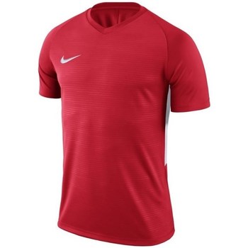 textil Dreng T-shirts m. korte ærmer Nike JR Tiempo Prem Rød