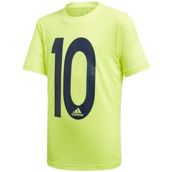 textil Dreng T-shirts m. korte ærmer adidas Originals JR Messi Icon Jersey Celadon