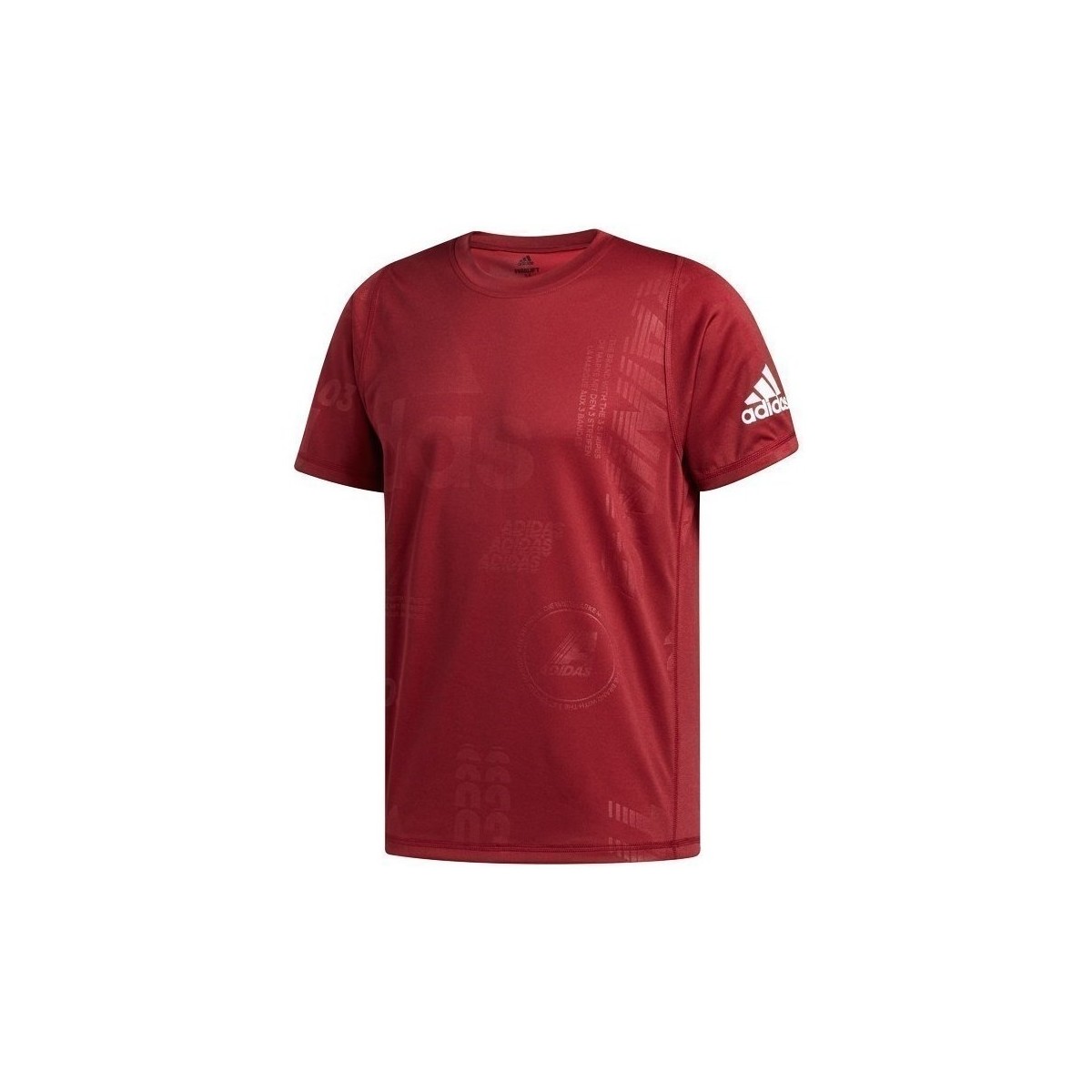 textil Herre T-shirts m. korte ærmer adidas Originals Freelift Daily Press Bordeaux