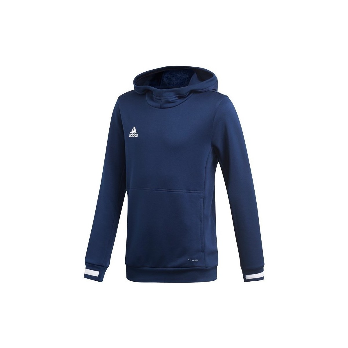 textil Dreng Sweatshirts adidas Originals JR Team 19 Hoody Marineblå