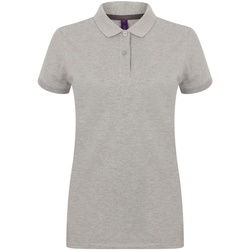 textil Dame Polo-t-shirts m. korte ærmer Henbury HB102 Heather Grey