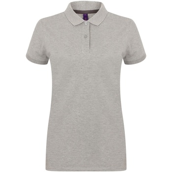 textil Dame Polo-t-shirts m. korte ærmer Henbury HB102 Grå