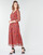textil Dame Lange kjoler Vero Moda VMGLAMMY Rød