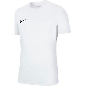 textil Dreng T-shirts m. korte ærmer Nike JR Dry Park Vii Hvid