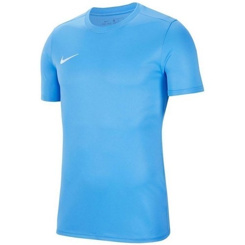 textil Dreng T-shirts m. korte ærmer Nike JR Dry Park Vii Blå