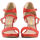 Sko Dame Sandaler Made In Italia - iride Rød