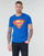 textil Herre T-shirts m. korte ærmer Yurban SUPERMAN LOGO CLASSIC Blå