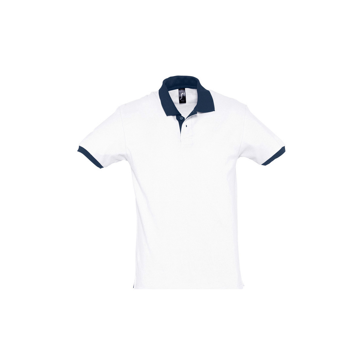 textil Polo-t-shirts m. korte ærmer Sols PRINCE COLORS Hvid