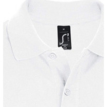 textil Herre Polo-t-shirts m. korte ærmer Sols PERFECT COLORS MEN Hvid
