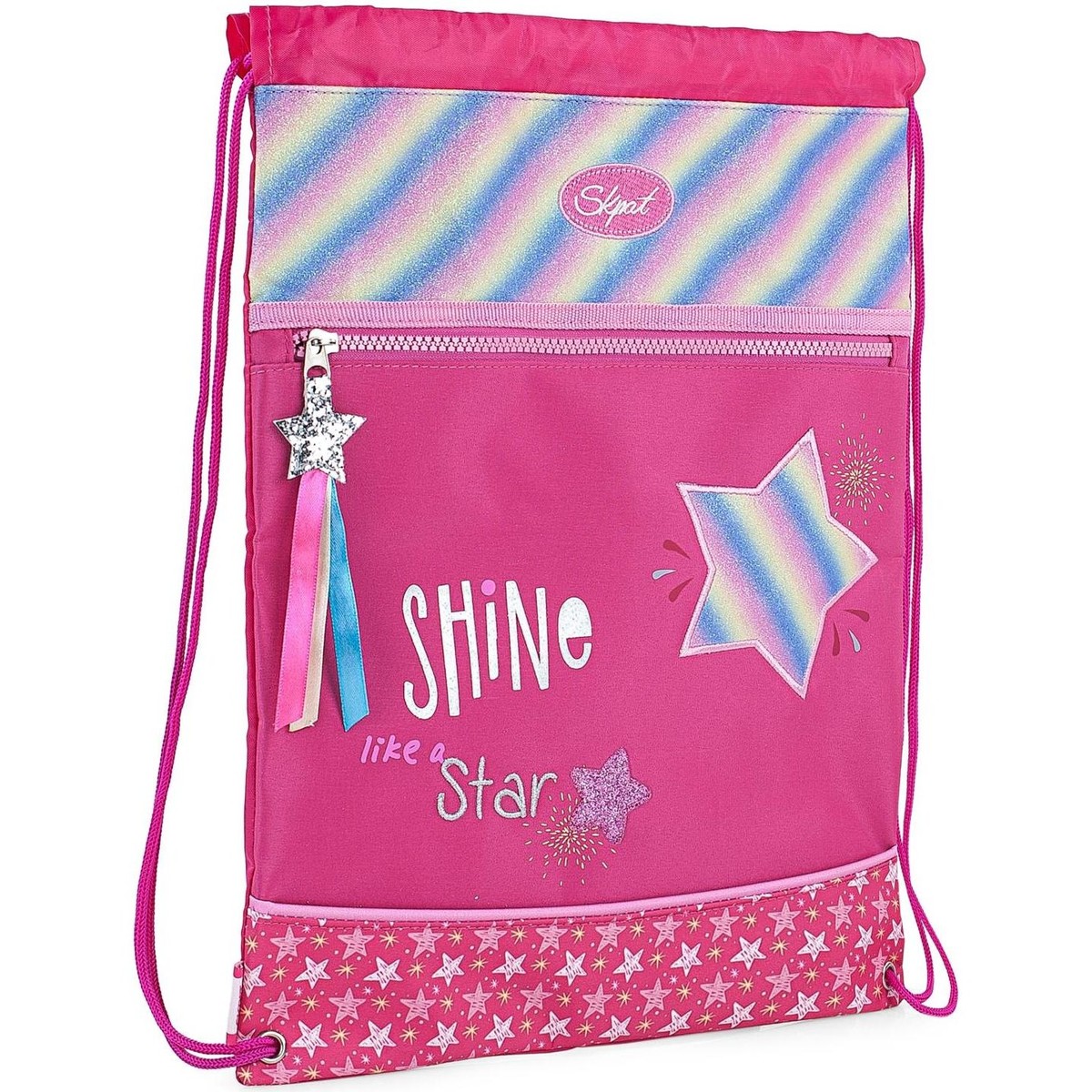 Tasker Pige Sportstasker Skpat Shine Like A Star Nylon Pink