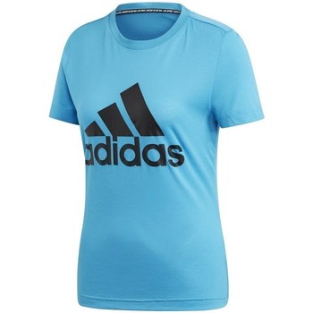 textil Dame T-shirts m. korte ærmer adidas Originals Must Haves Bos Tee Azurblå