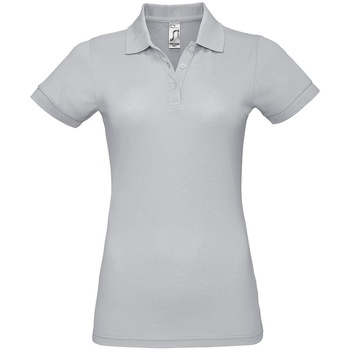 textil Dame Polo-t-shirts m. korte ærmer Sols 10573 Grå