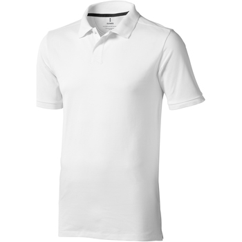 textil Herre Polo-t-shirts m. korte ærmer Elevate  Hvid
