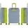 Tasker Hardcase kufferter Jaslen San Marino 89 L Grøn