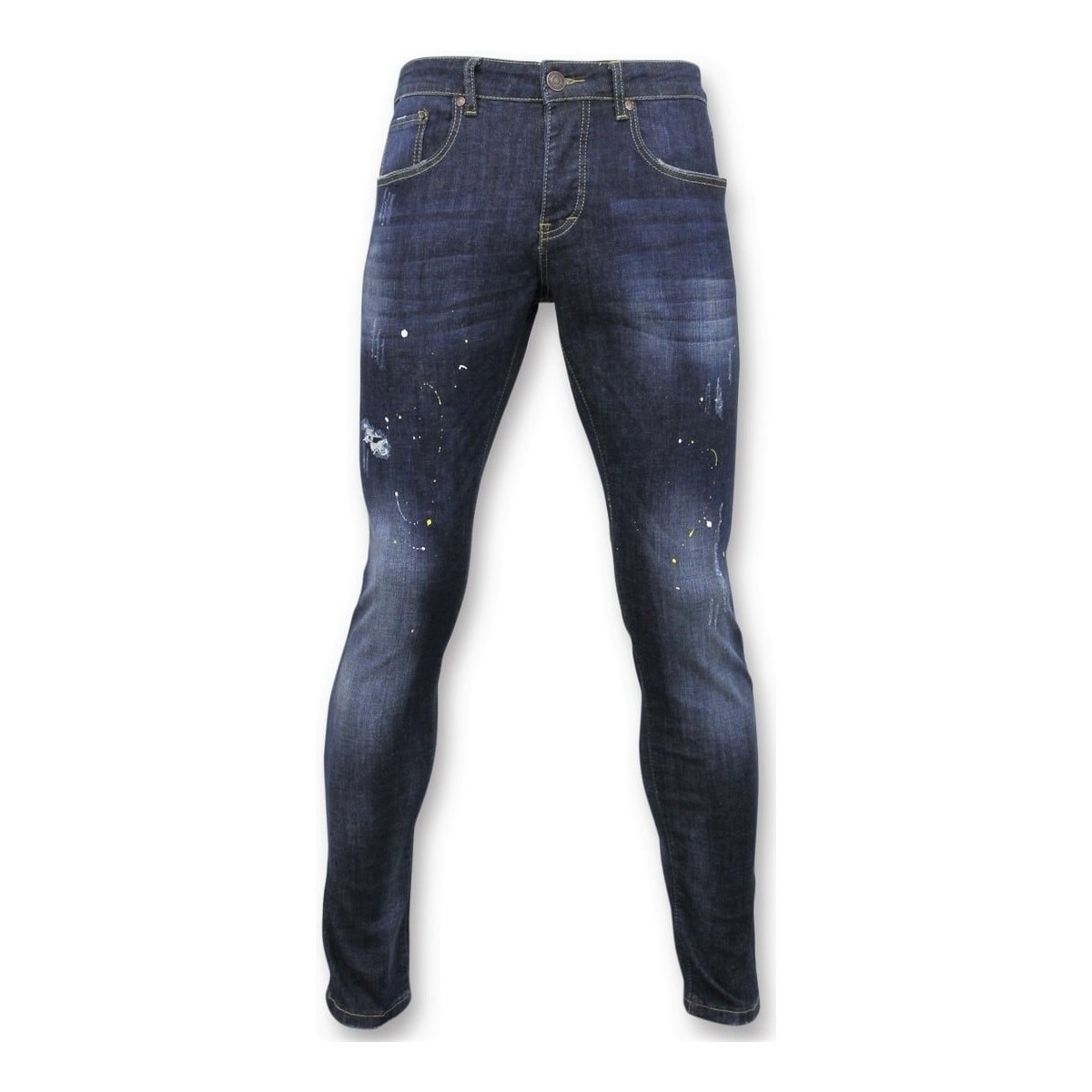 textil Herre Smalle jeans True Rise 106224303 Blå