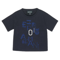 textil Pige T-shirts m. korte ærmer Emporio Armani 6H3T7R-2J4CZ-0926 Marineblå